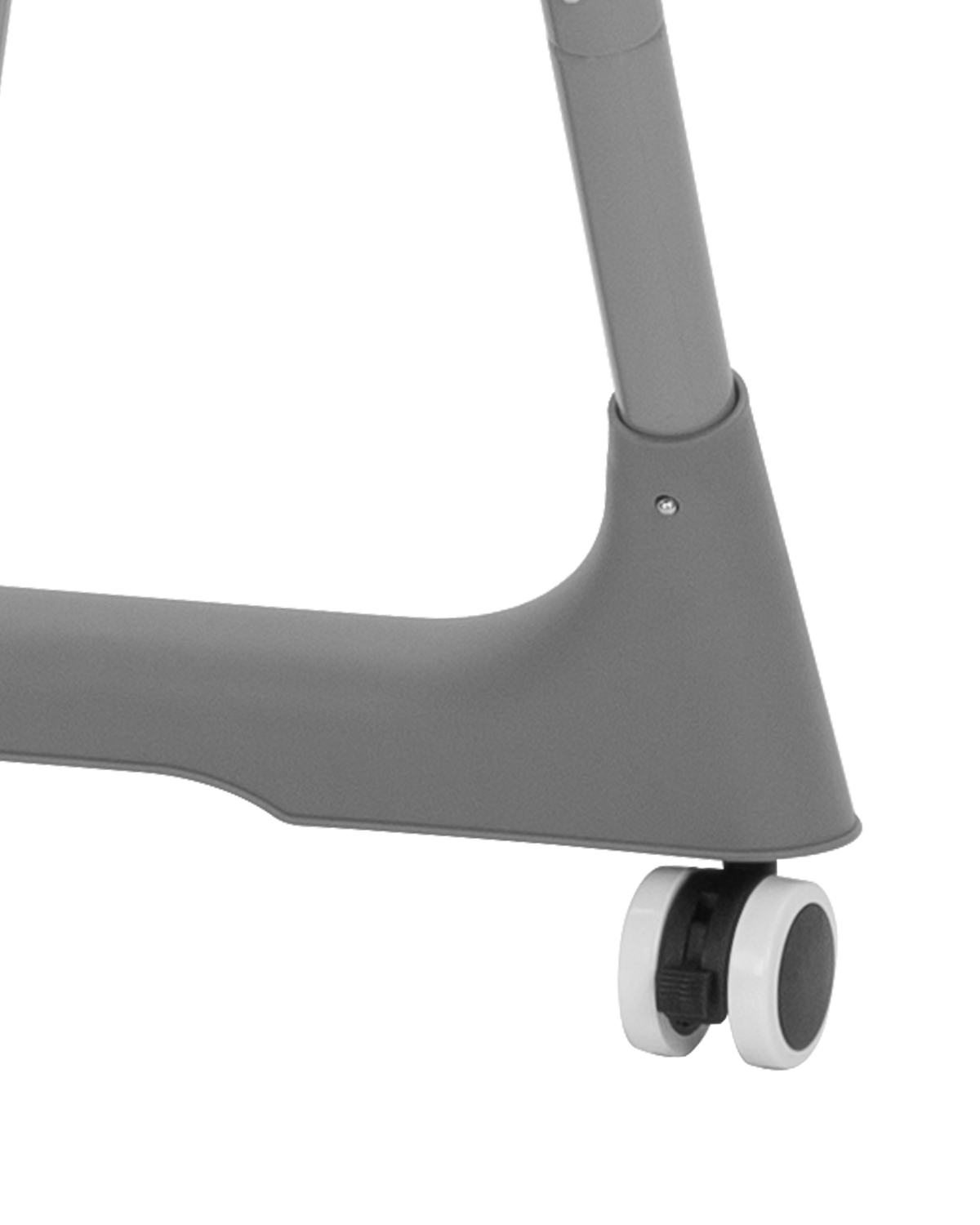 Стульчик для кормления Junior 2026 Благодаря 4 колесикам с фиксаторами стульчик легко перемещается по кухне. 